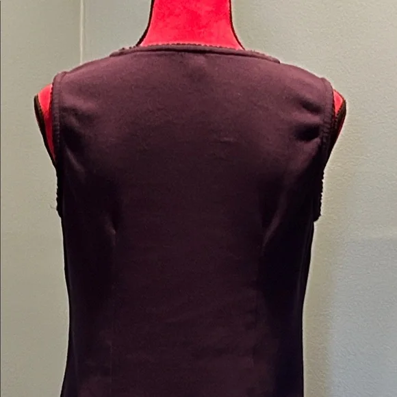 Elegant Navy Sleeveless Dress Size Small - Picture 6 of 13